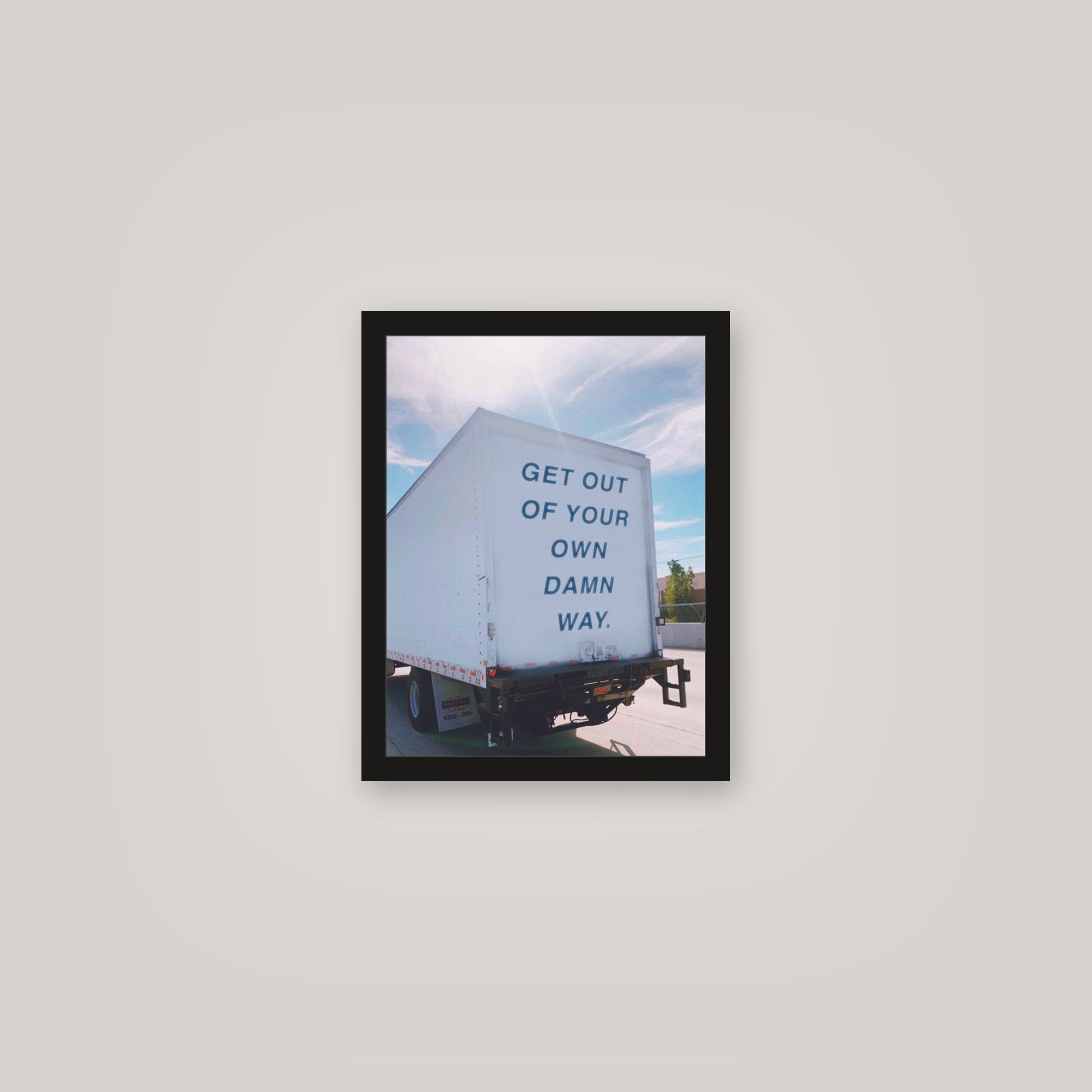 [auto-mockup] DAMN WAY POSTER - 11 x 14in.