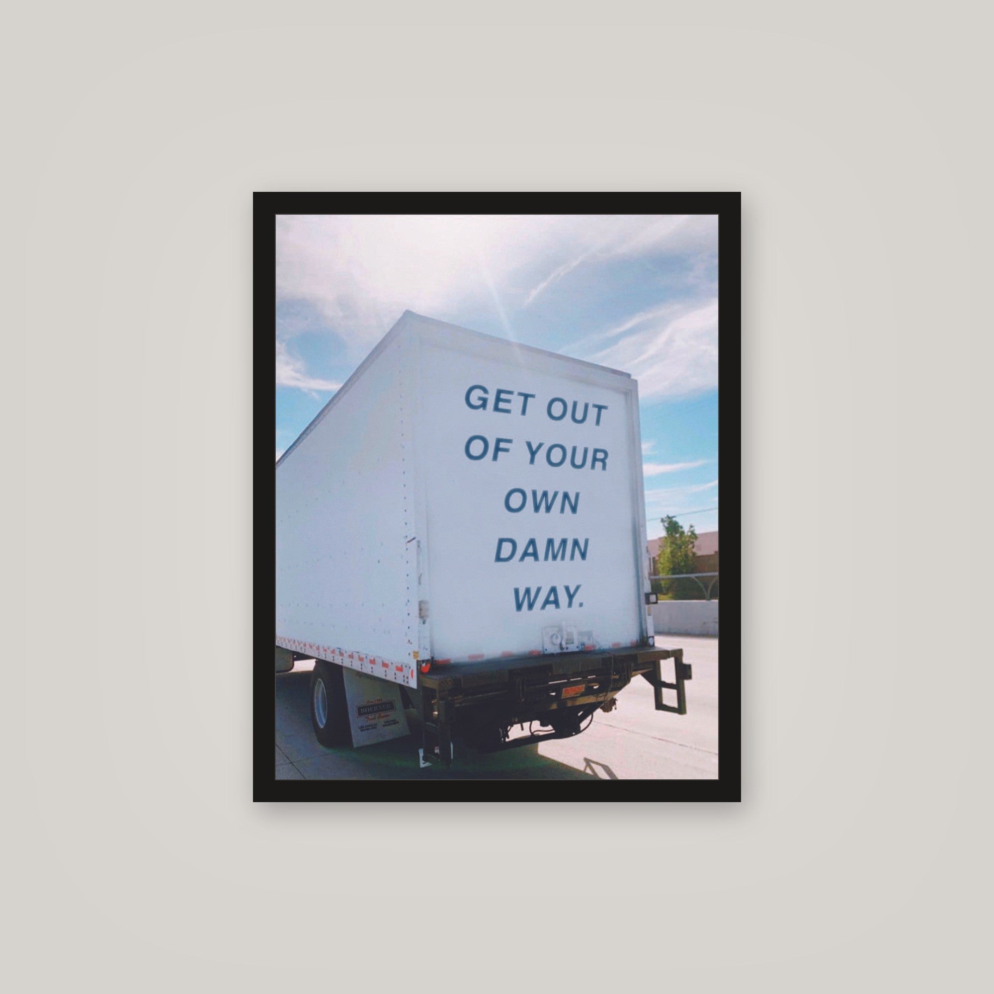 [auto-mockup] DAMN WAY POSTER - 16 x 20in.