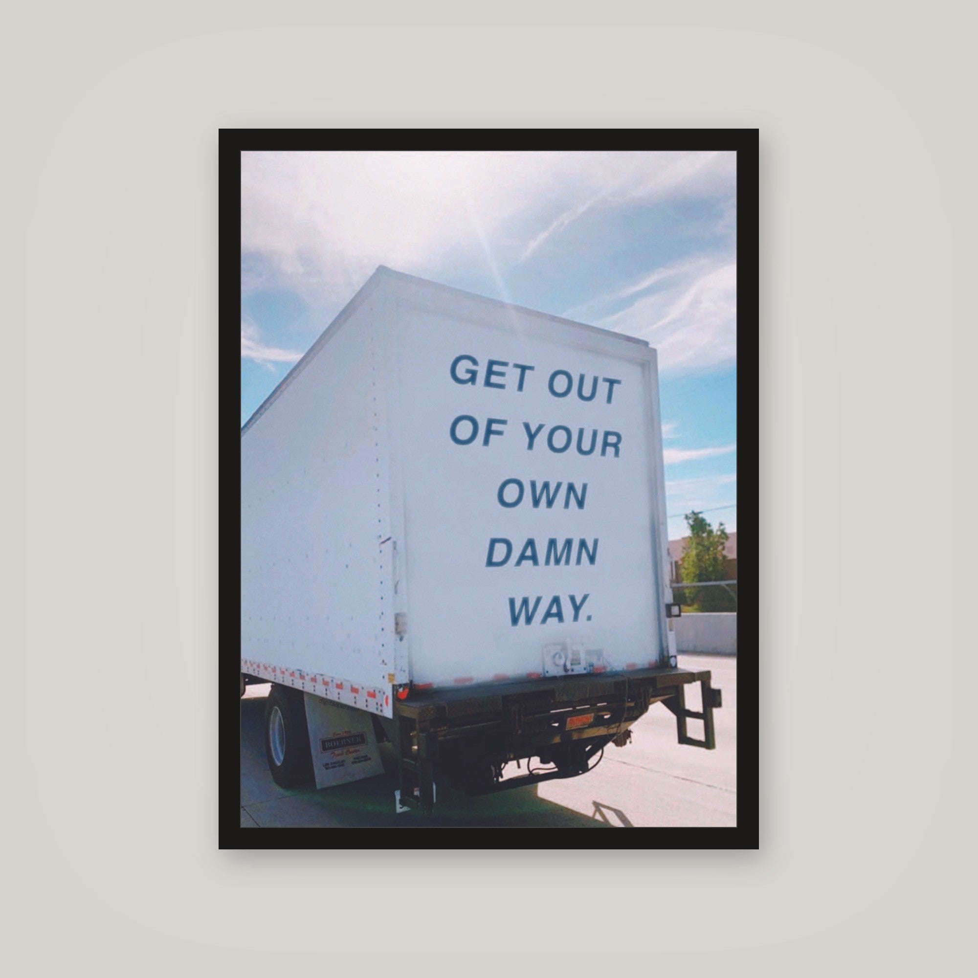 [auto-mockup] DAMN WAY POSTER - 18 x 24in.