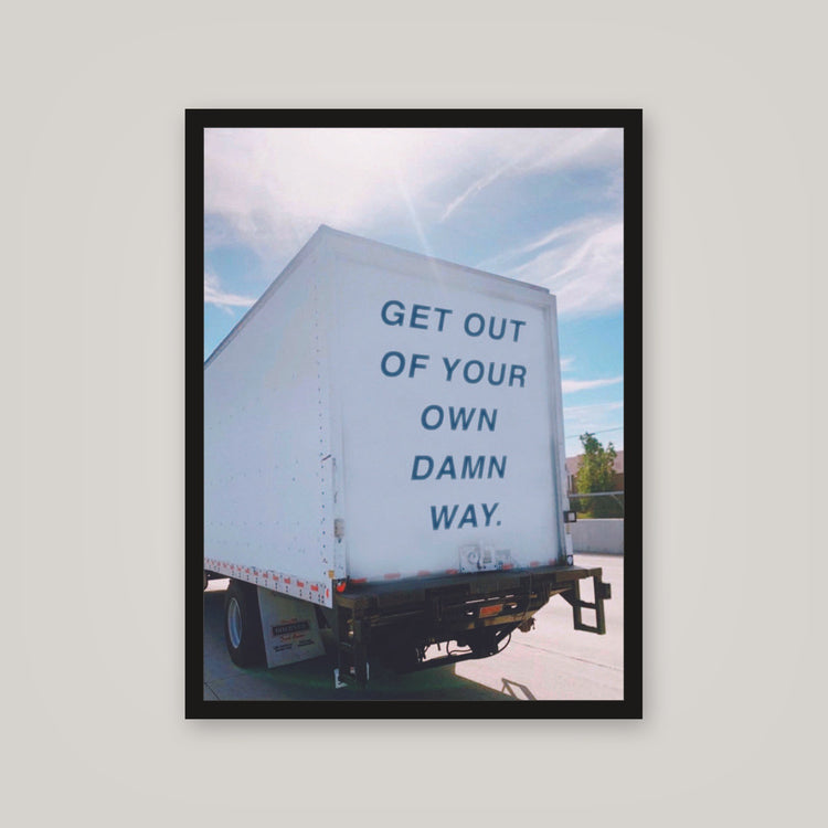 [auto-mockup] DAMN WAY POSTER - 18 x 24in.