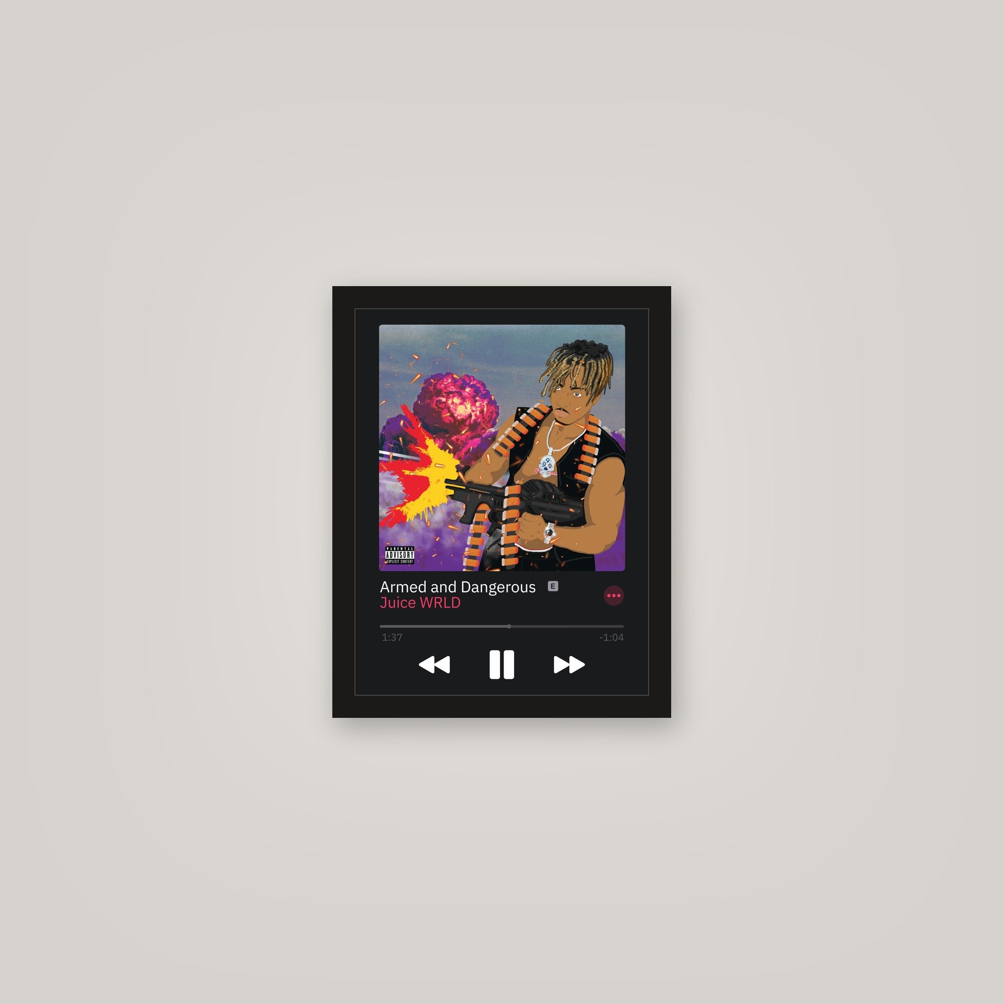 [auto-mockup] DANGEROUS MUSIC POSTER - 11 x 14in.