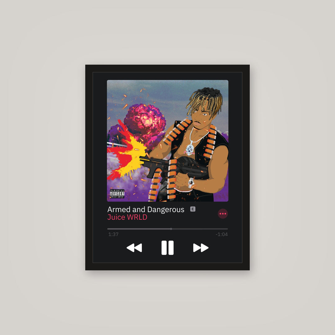 [auto-mockup] DANGEROUS MUSIC POSTER - 16 x 20in.