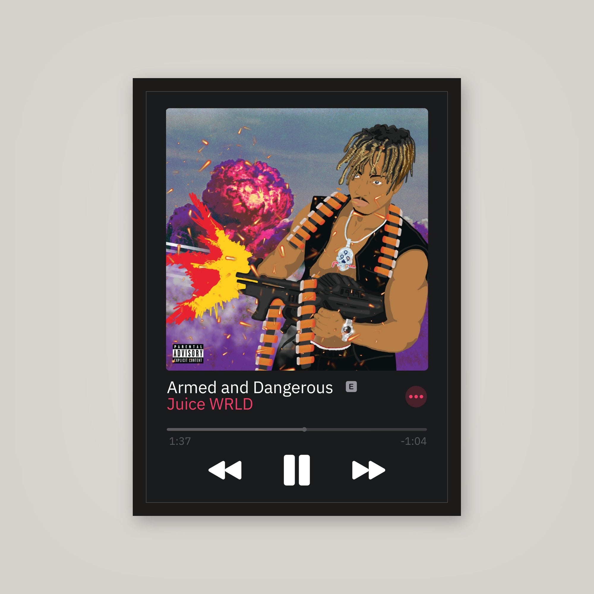 [auto-mockup] DANGEROUS MUSIC POSTER - 18 x 24in.