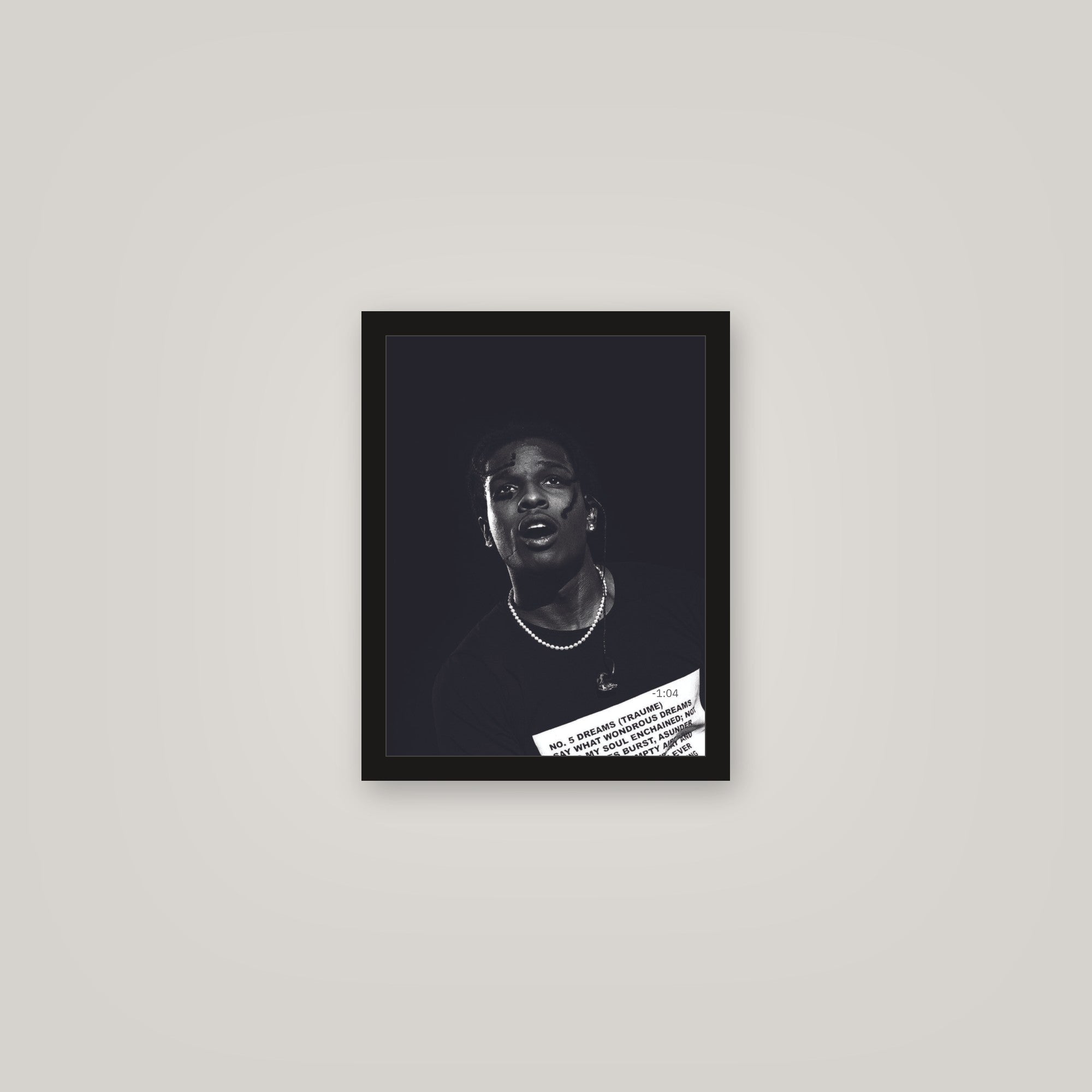 [auto-mockup] DARK ASAP ROCKY POSTER - 11 x 14in.