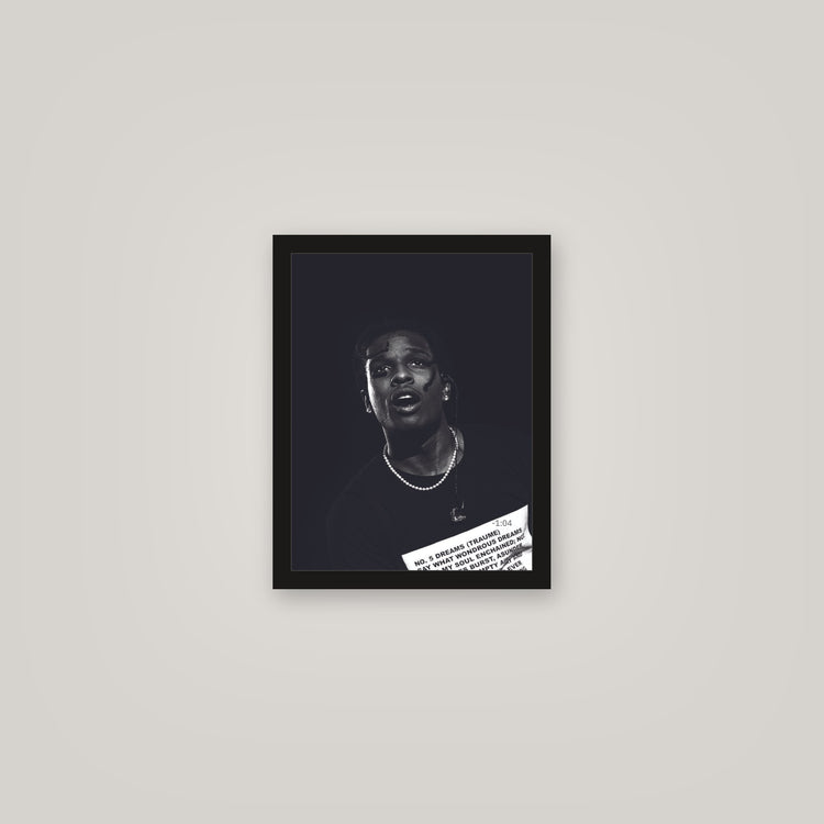 [auto-mockup] DARK ASAP ROCKY POSTER - 11 x 14in.