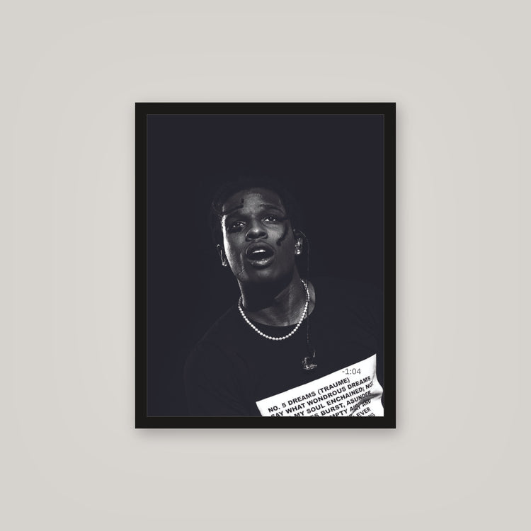 [auto-mockup] DARK ASAP ROCKY POSTER - 16 x 20in.
