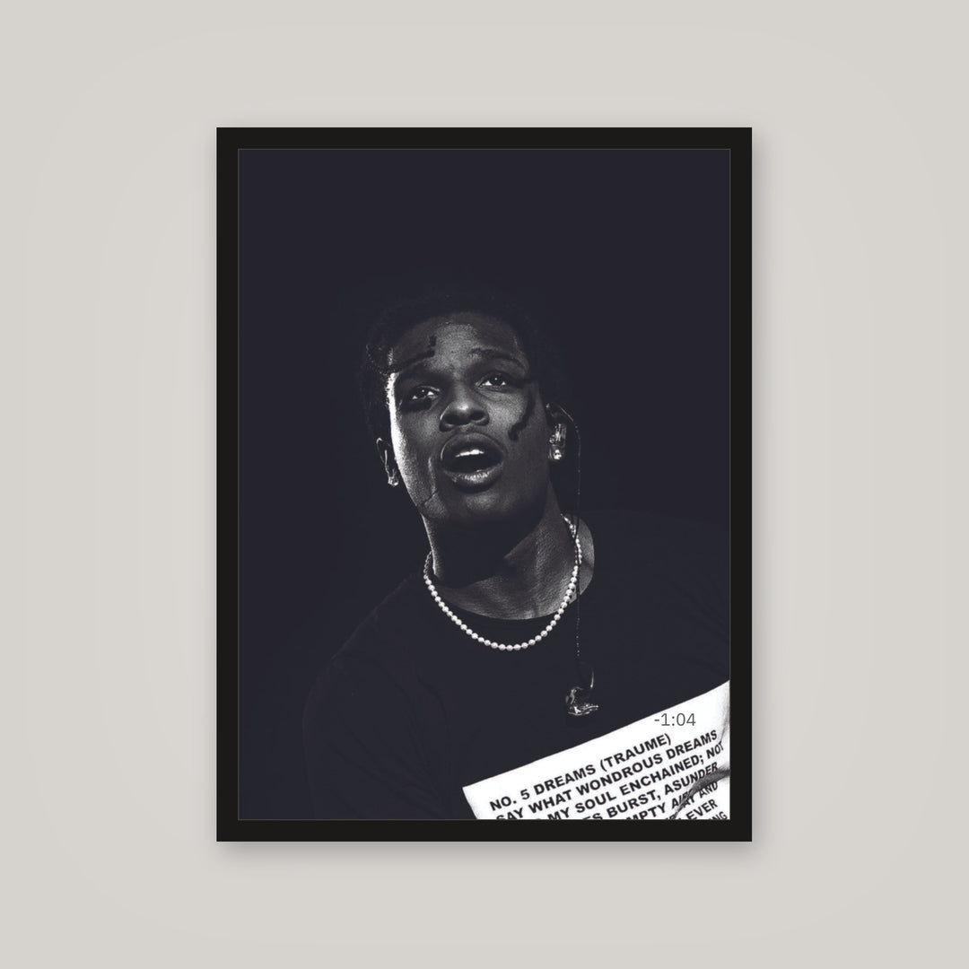 [auto-mockup] DARK ASAP ROCKY POSTER - 18 x 24in.