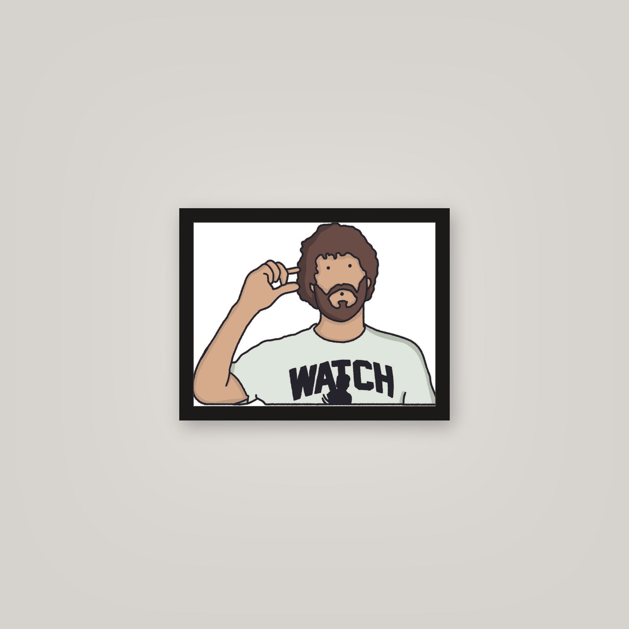 [auto-mockup] DICKY DRAWING POSTER - 11 x 14in.