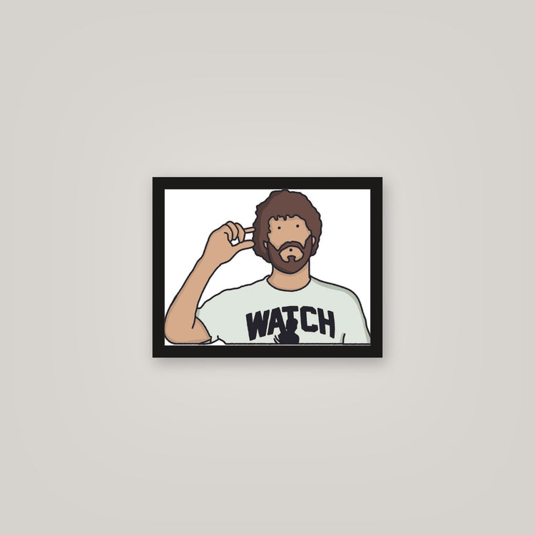 [auto-mockup] DICKY DRAWING POSTER - 11 x 14in.