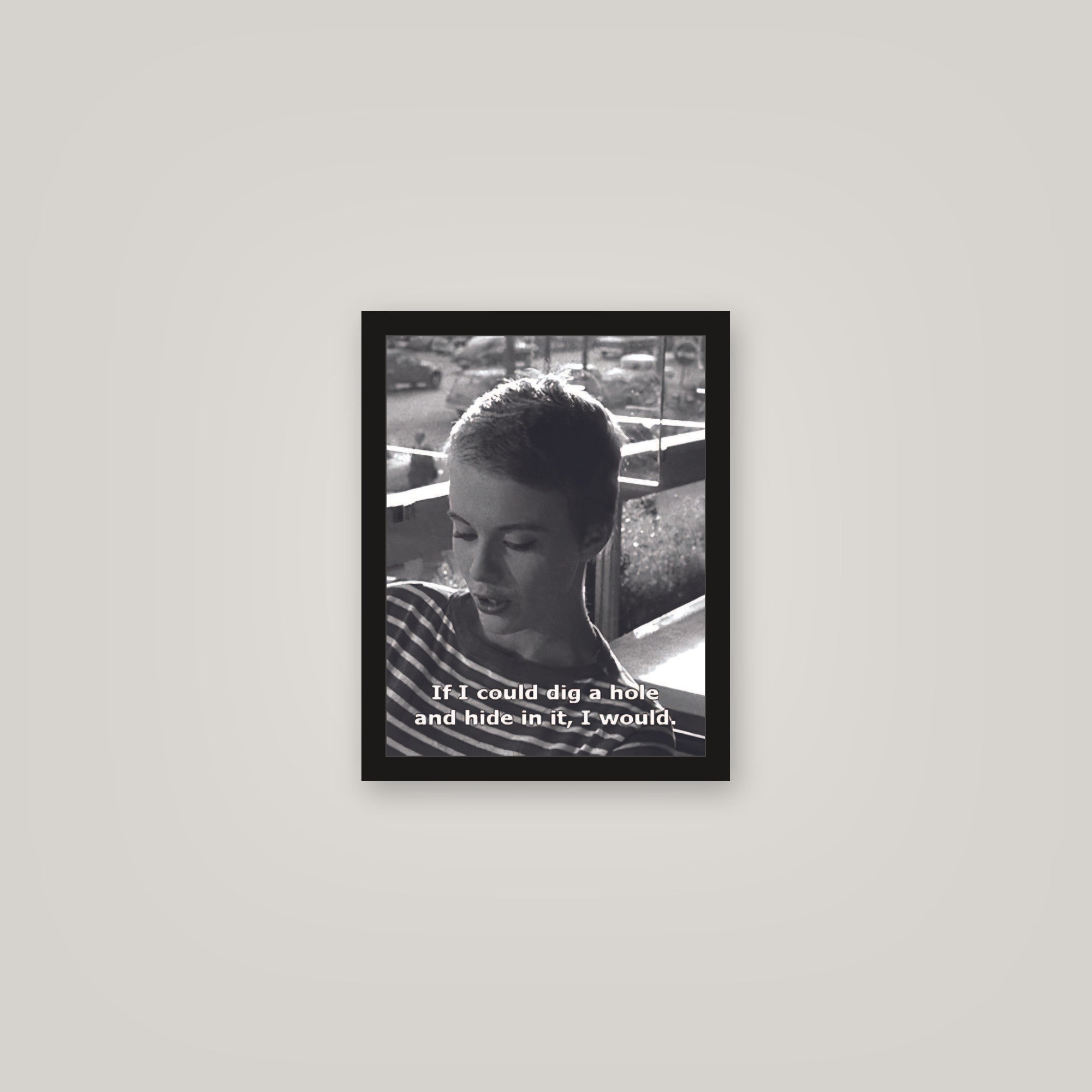 [auto-mockup] DIG A HOLE AND HIDE POSTER - 11 x 14in.