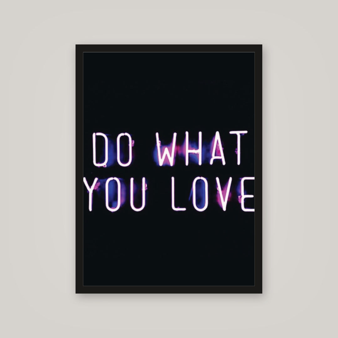 [auto-mockup] DO WHAT YOU LOVE POSTER - 18 x 24in.