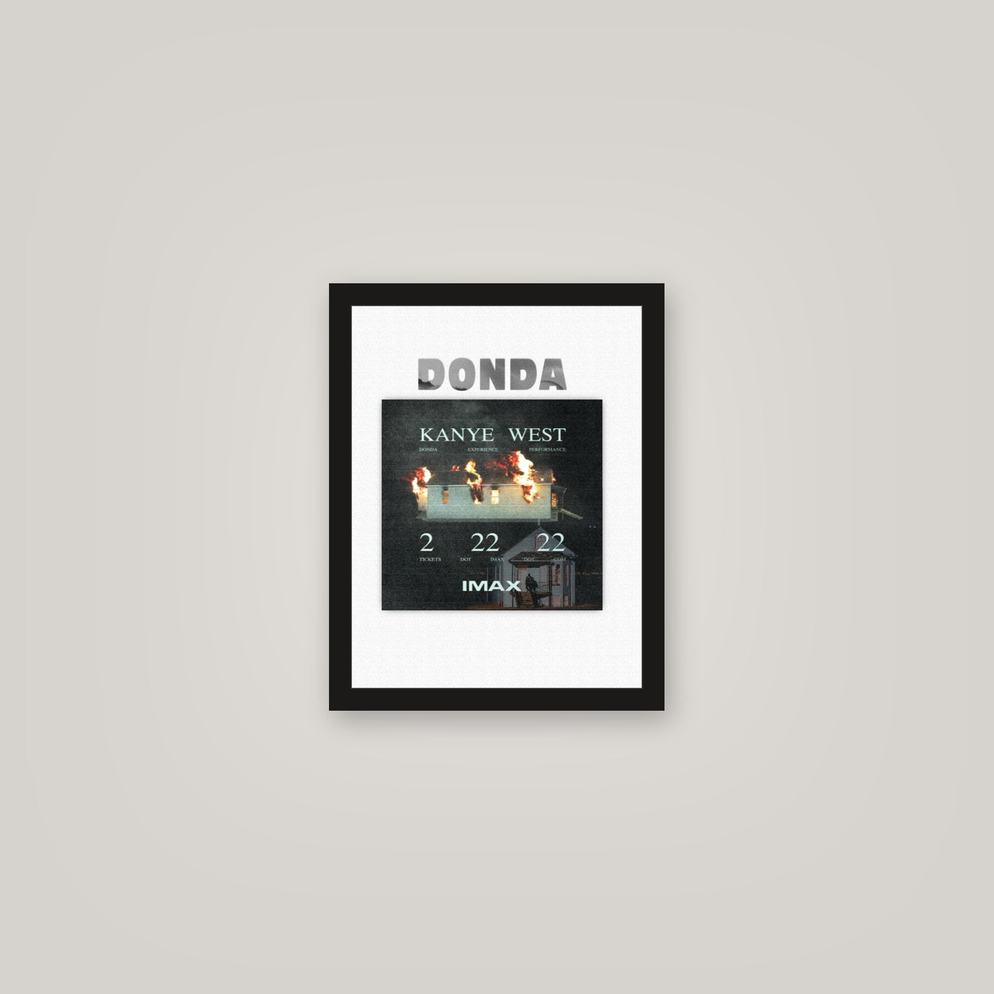 [auto-mockup] DONDA POSTER - 11 x 14 in.