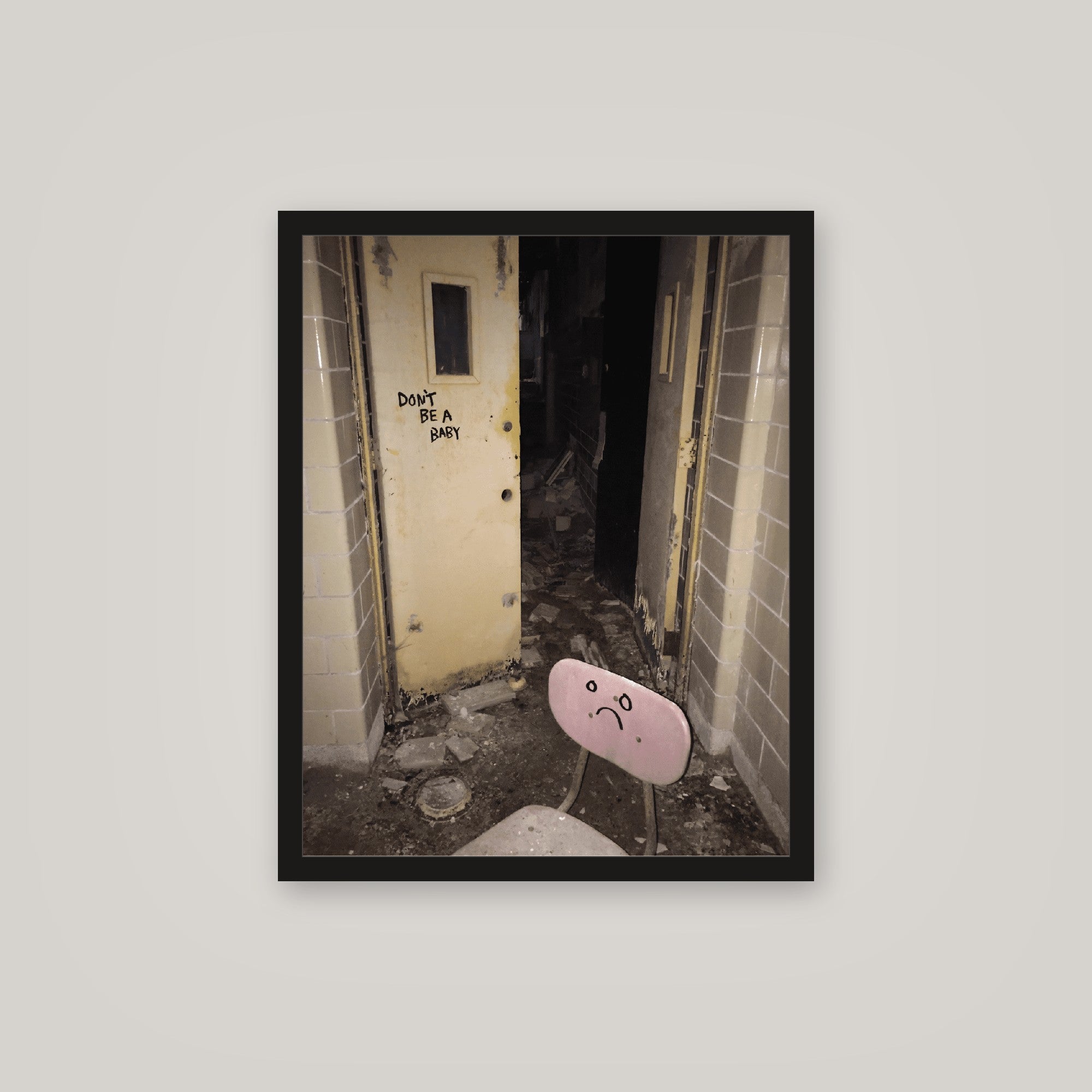 [auto-mockup] DONT B A BABY POSTER - 16 x 20in.