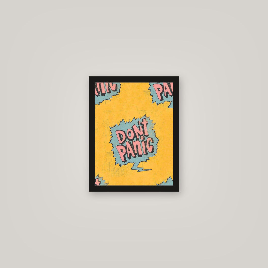 [auto-mockup] DONT PANIC POSTER - 11 x 14in.