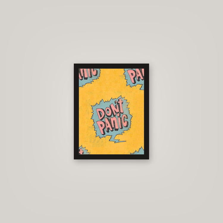 [auto-mockup] DONT PANIC POSTER - 11 x 14in.