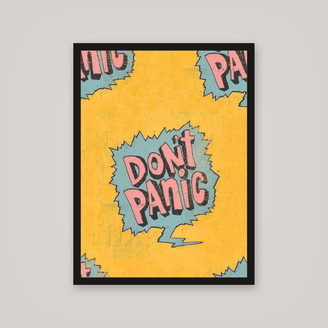 [auto-mockup] DONT PANIC POSTER - 18 x 24in.