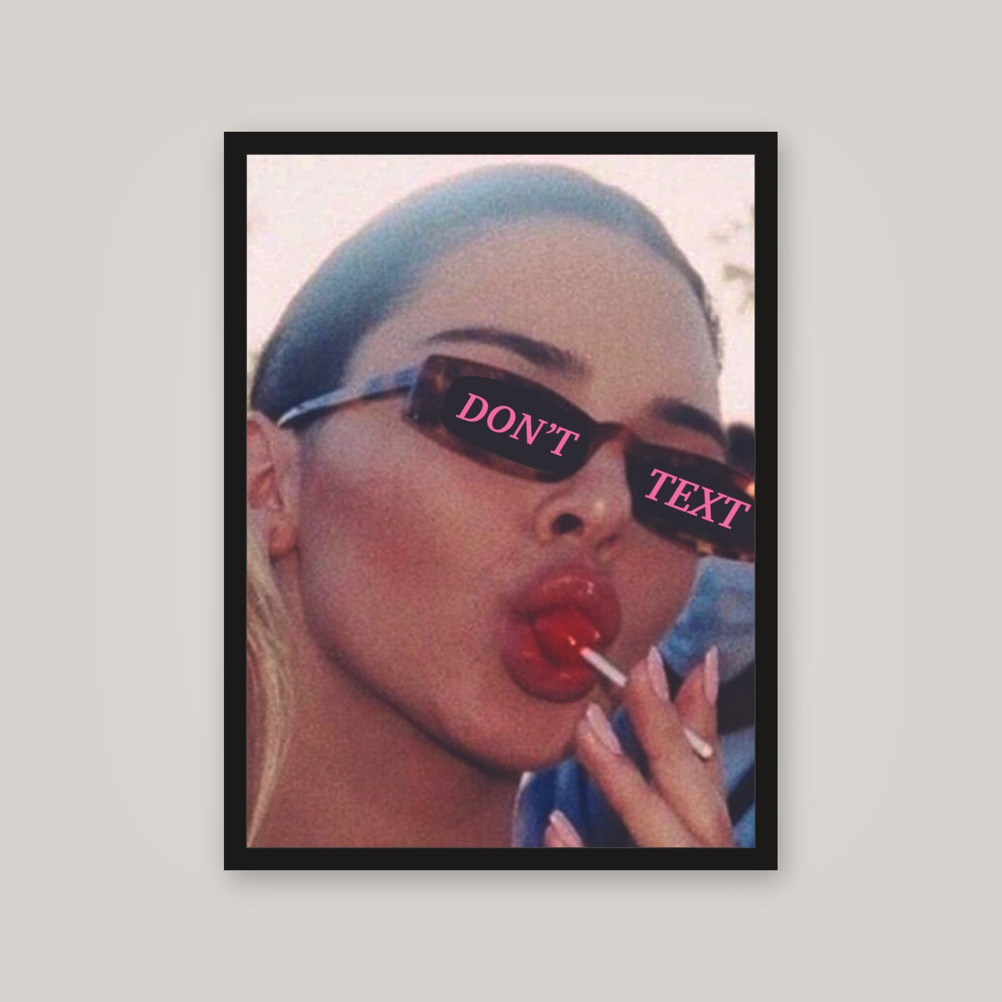 [auto-mockup] DONT TEXT POSTER - 18 x 24in.