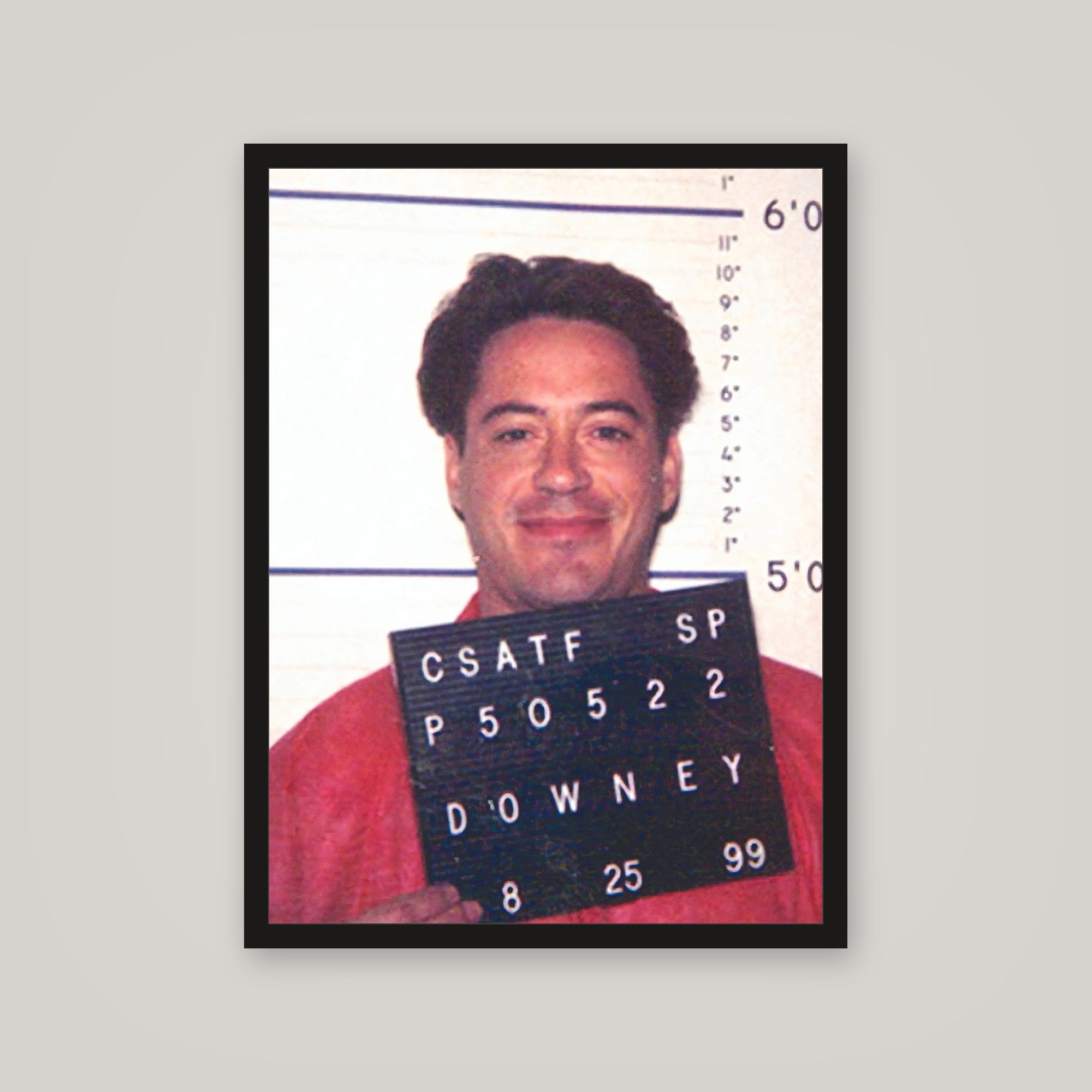 [auto-mockup] DOWNEY MUGSHOT POSTER - 18 x 24in.