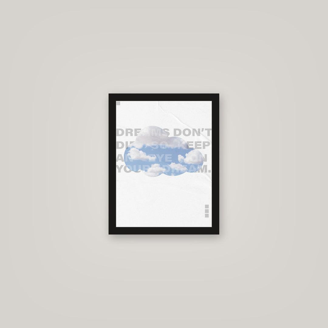 [auto-mockup] DREAMS DONT DIE POSTER - 11 x 14in.