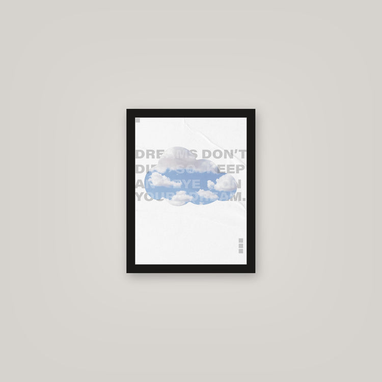 [auto-mockup] DREAMS DONT DIE POSTER - 11 x 14in.