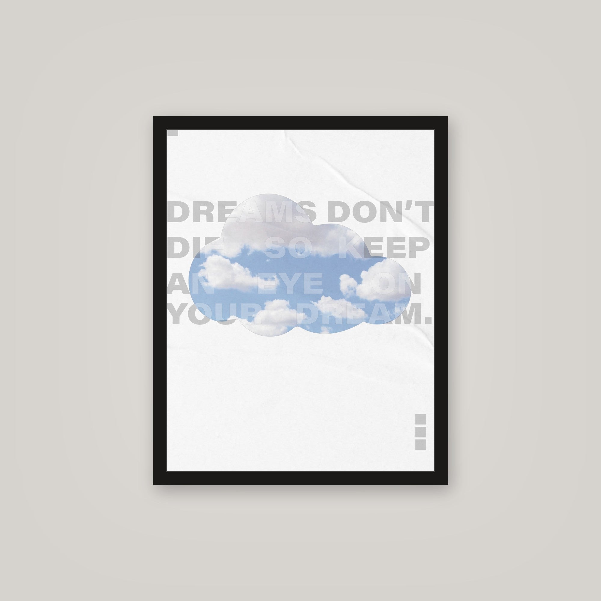 [auto-mockup] DREAMS DONT DIE POSTER - 16 x 20 in.