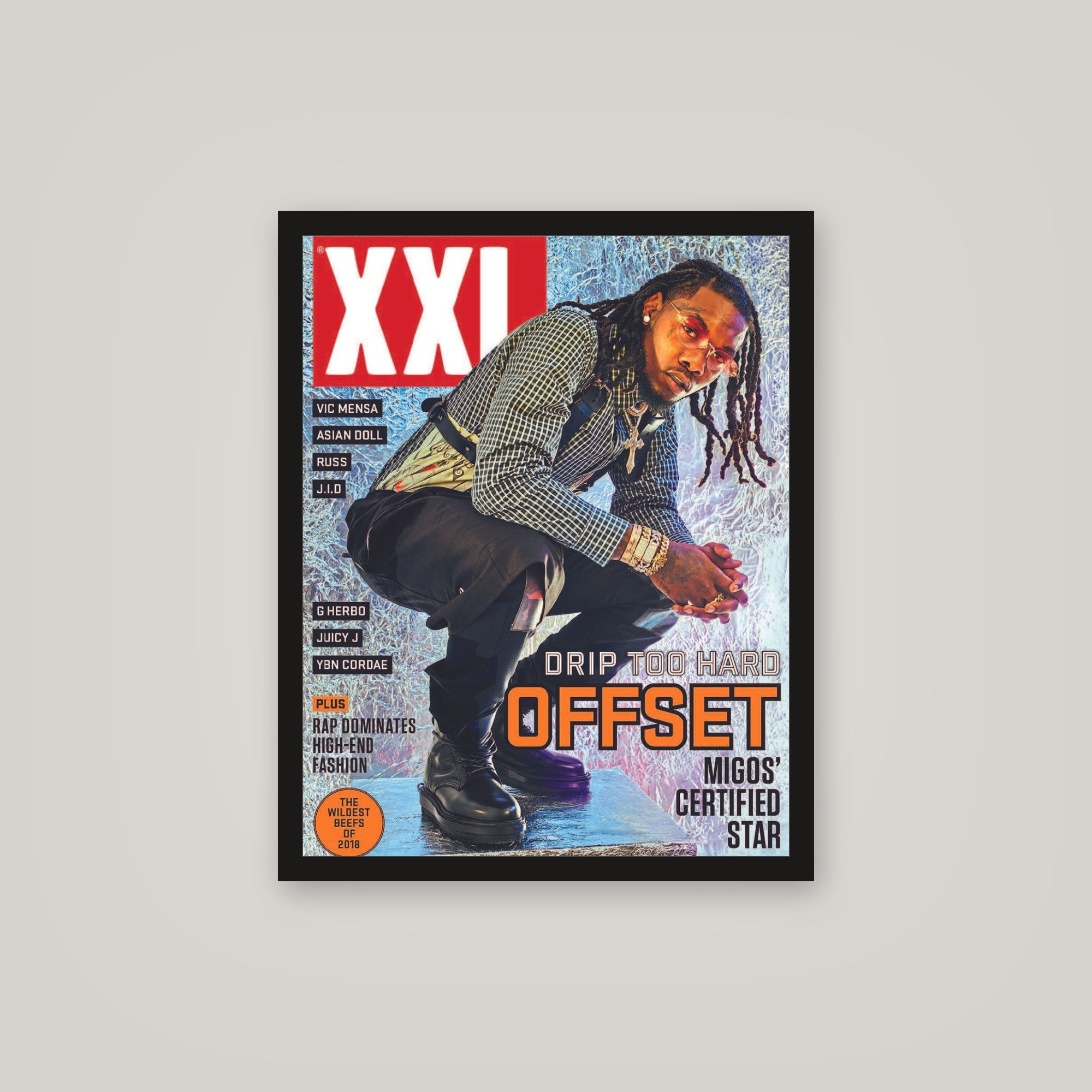 [auto-mockup] DRIP TOO HARD POSTER - 16 x 20in.