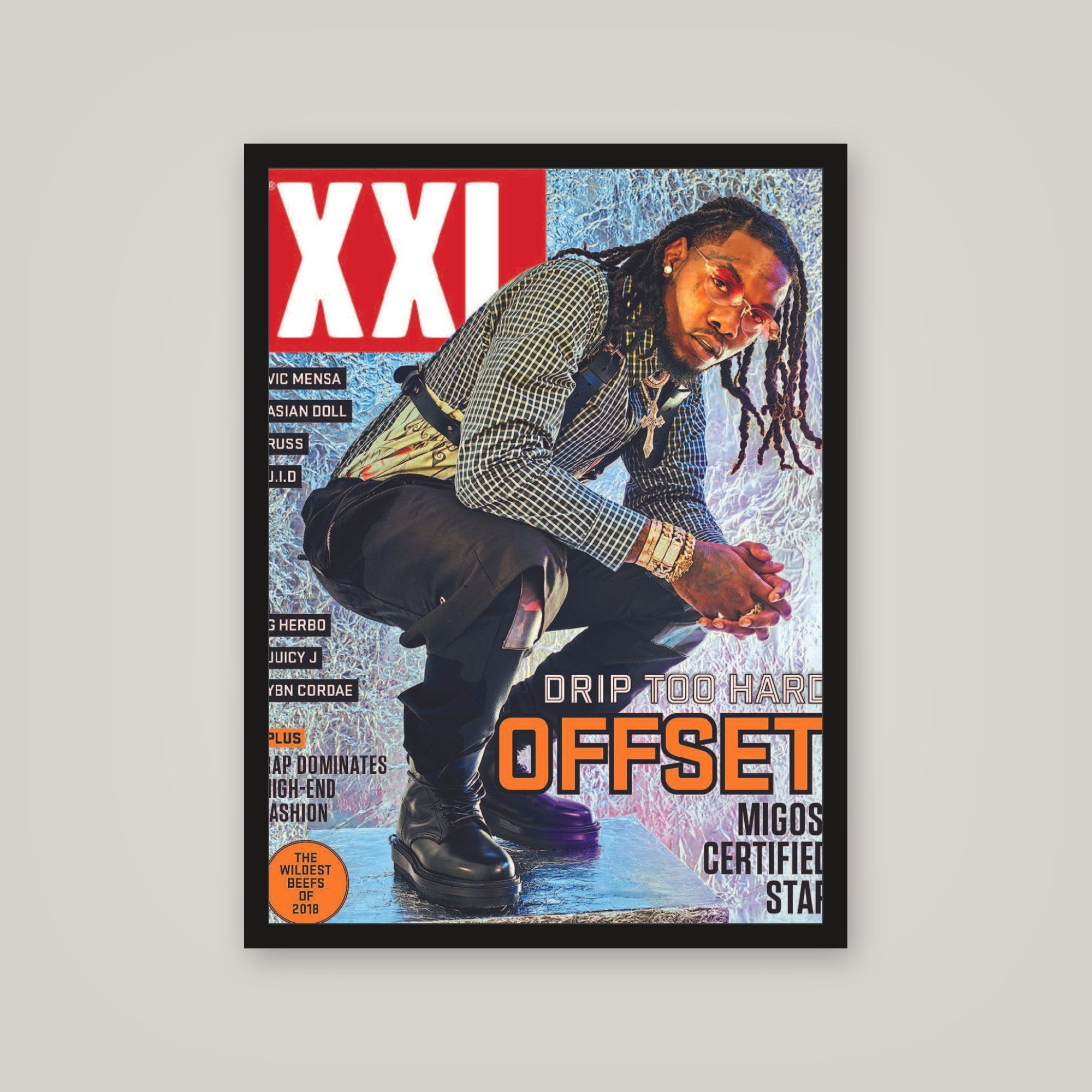[auto-mockup] DRIP TOO HARD POSTER - 18 x 24in.