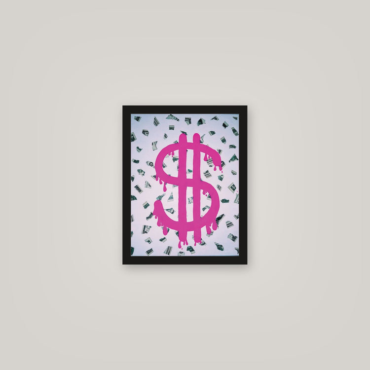 [auto-mockup] DRIPPING $ POSTER - 11 x 14in.