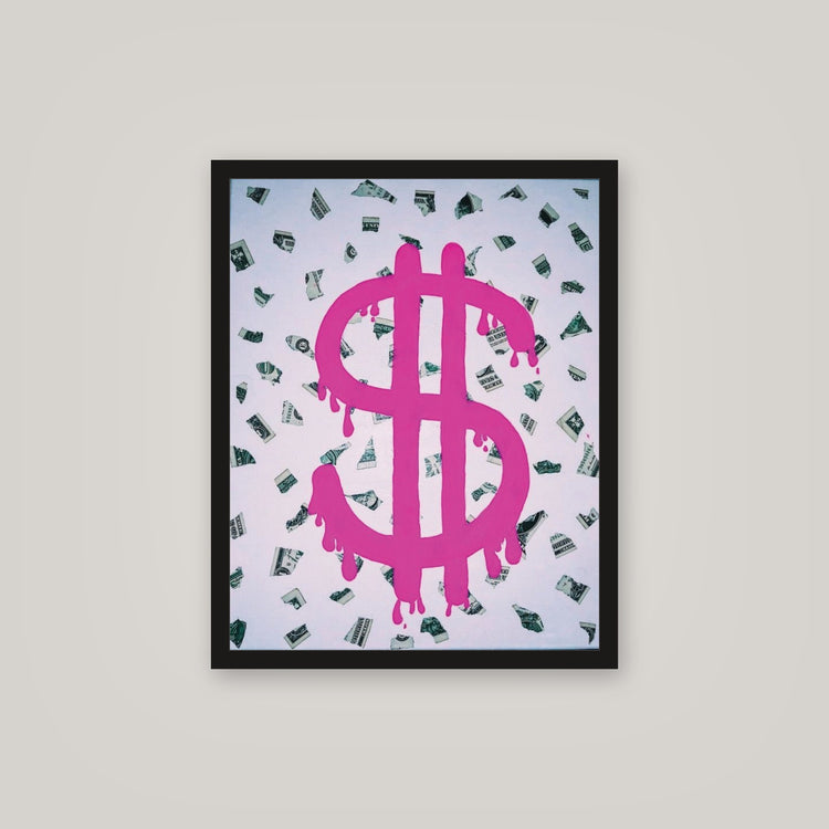 [auto-mockup] DRIPPING $ POSTER - 16 x 20in.