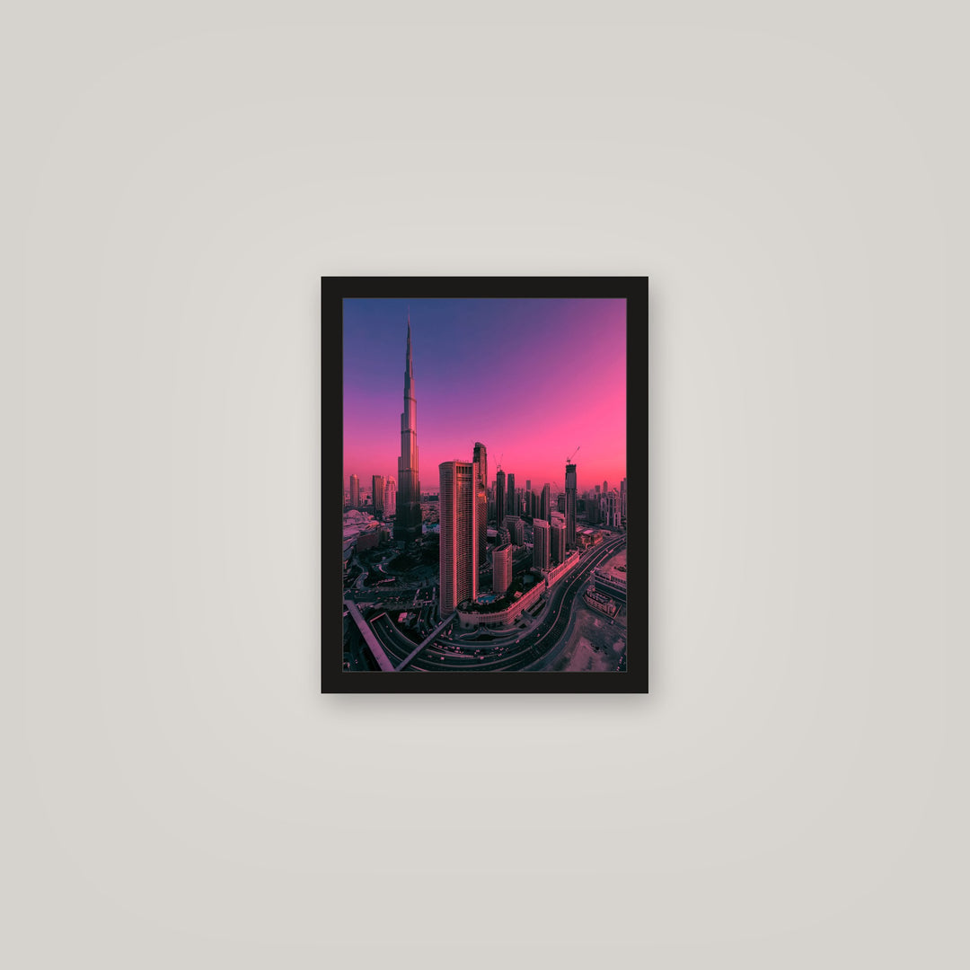 [auto-mockup] DUBAI SUNSET POSTER - 11 x 14in.