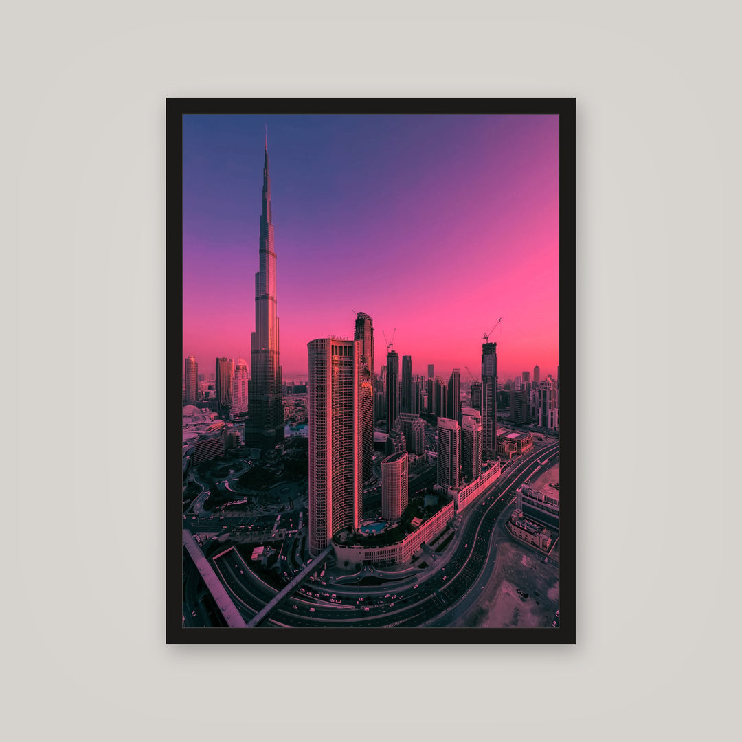 [auto-mockup] DUBAI SUNSET POSTER - 18 x 24 in