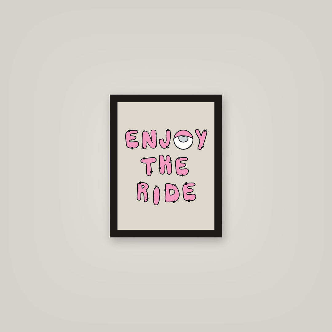 [auto-mockup] ENJOY THE RIDE POSTER - 11 x 14in.