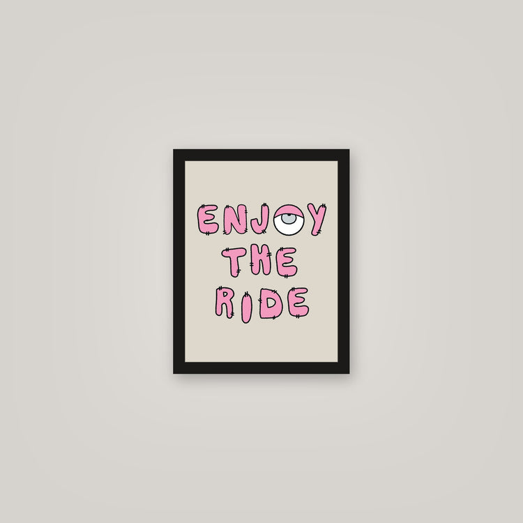 [auto-mockup] ENJOY THE RIDE POSTER - 11 x 14in.