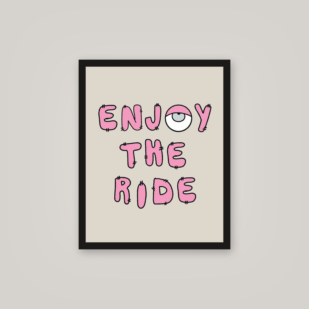[auto-mockup] ENJOY THE RIDE POSTER - 16 x 20in.