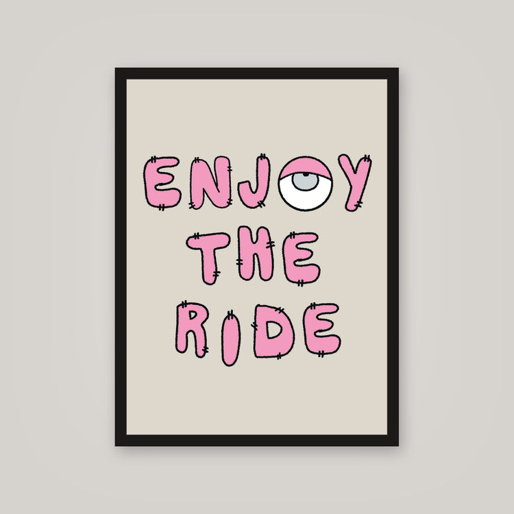 [auto-mockup] ENJOY THE RIDE POSTER - 18 x 24in.