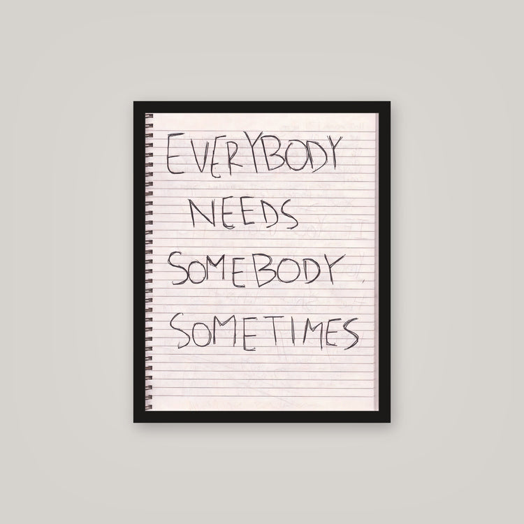 [auto-mockup] EVERYBODY NEEDS POSTER - 16 x 20in.