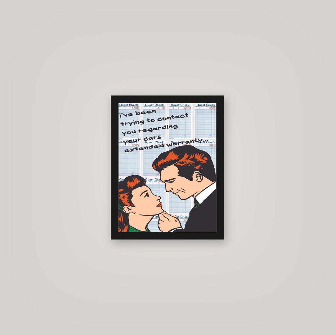[auto-mockup] EXTENDED WARRANTY POSTER - 11 x 14in.