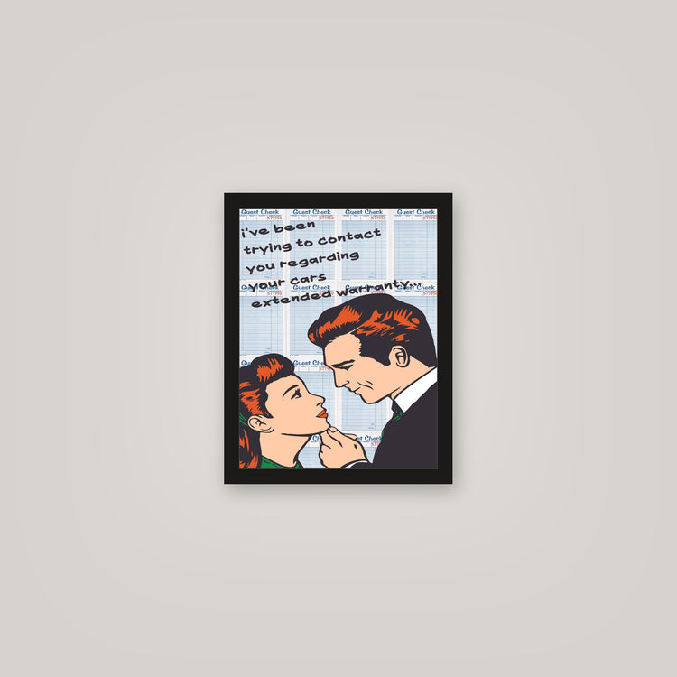 [auto-mockup] EXTENDED WARRANTY POSTER - 11 x 14in.