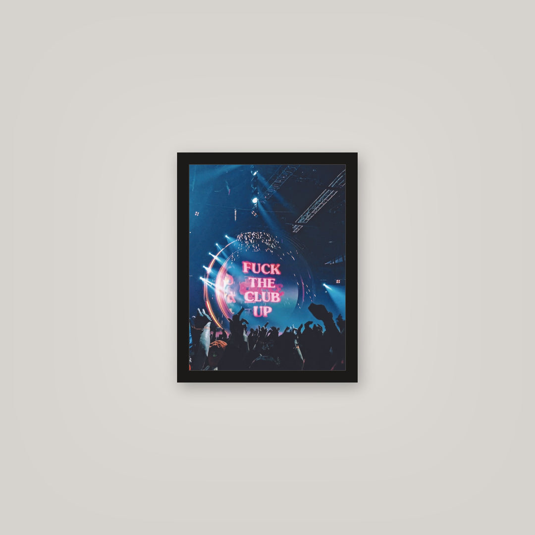 [auto-mockup] F**CK THE CLUB UP POSTER - 11 x 14in.