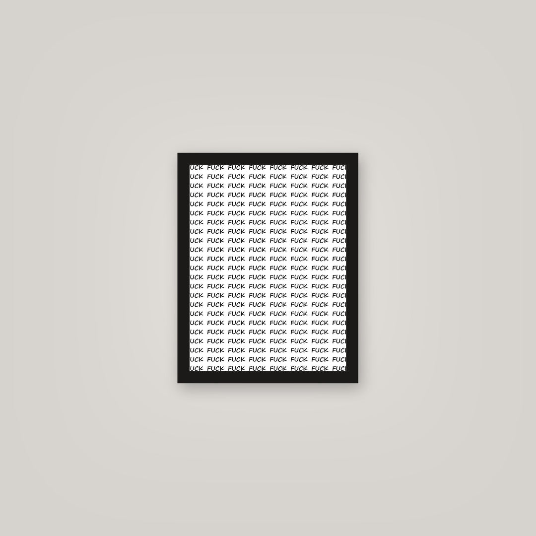 [auto-mockup] F*CK x100 POSTER - 11 x 14in.