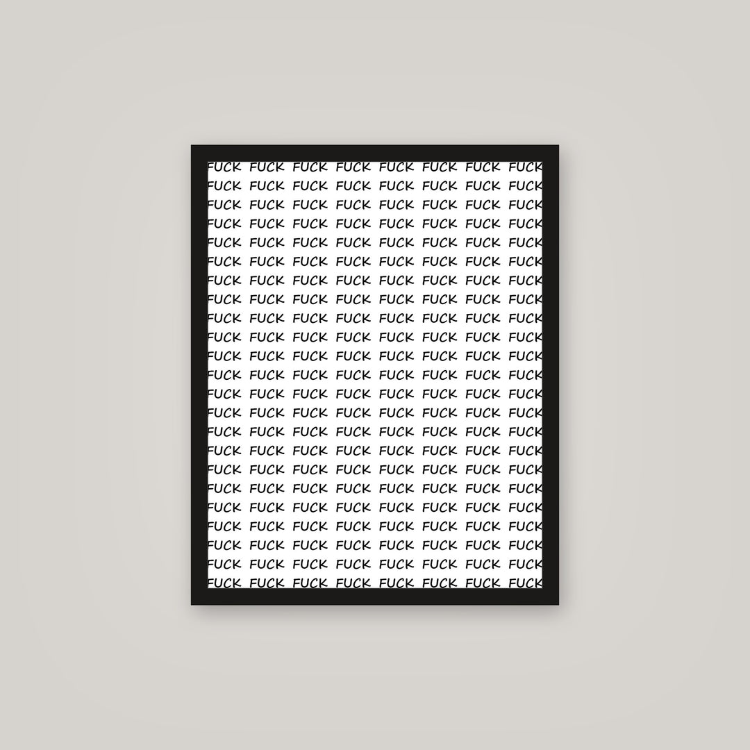 [auto-mockup] F*CK x100 POSTER - 16 x 20in.
