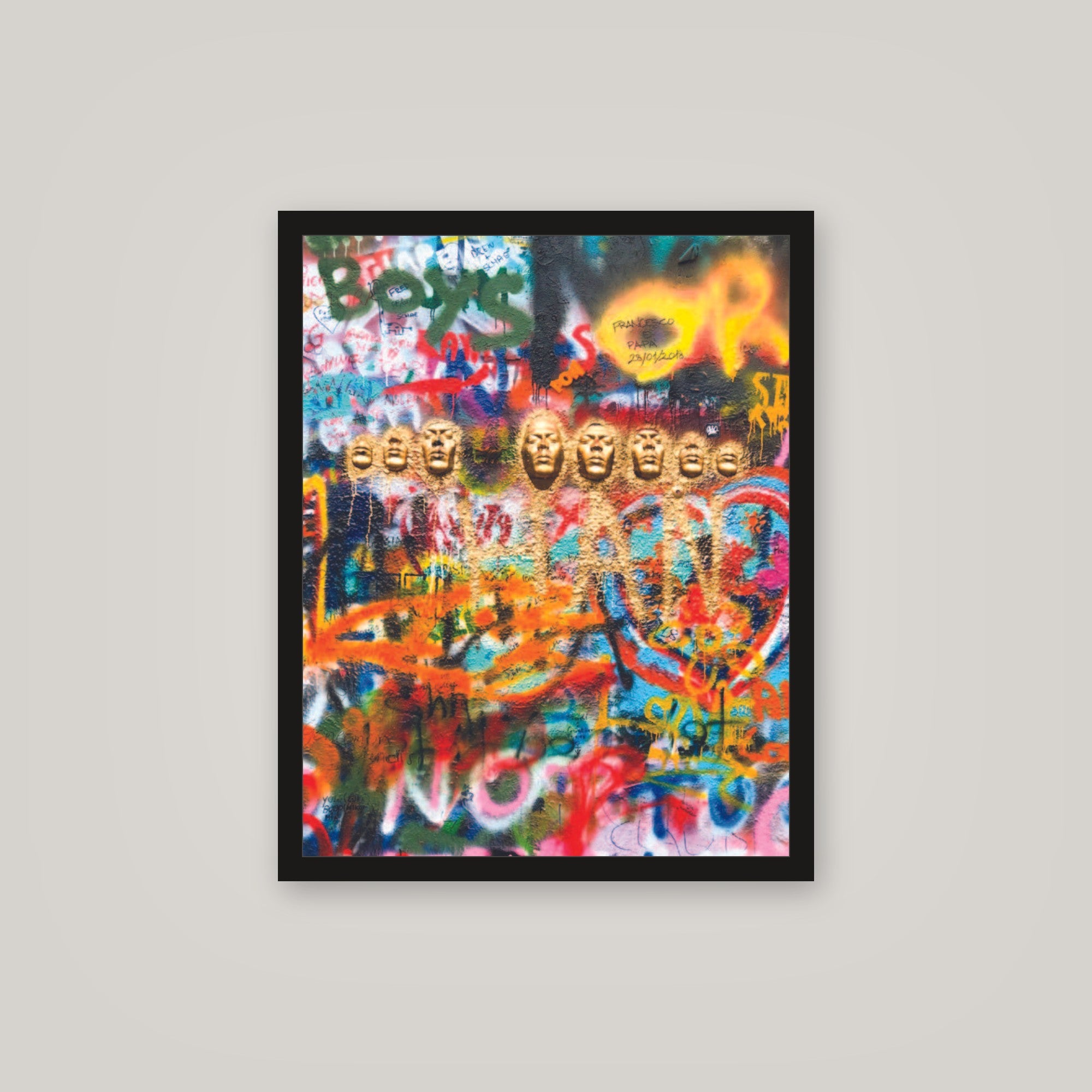 [auto-mockup] FACE GRAFFITI POSTER - 16 x 20in.