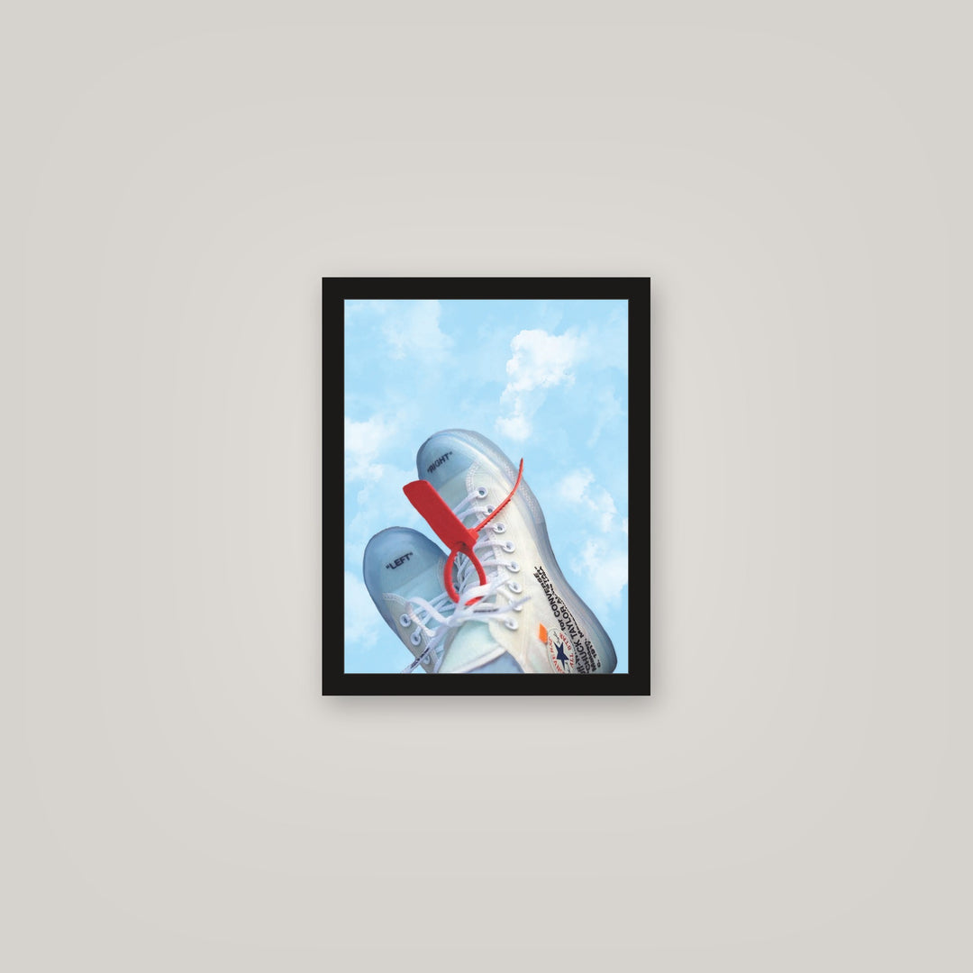 [auto-mockup] FEET IN THE CLOUDS POSTER - 11 x 14in.