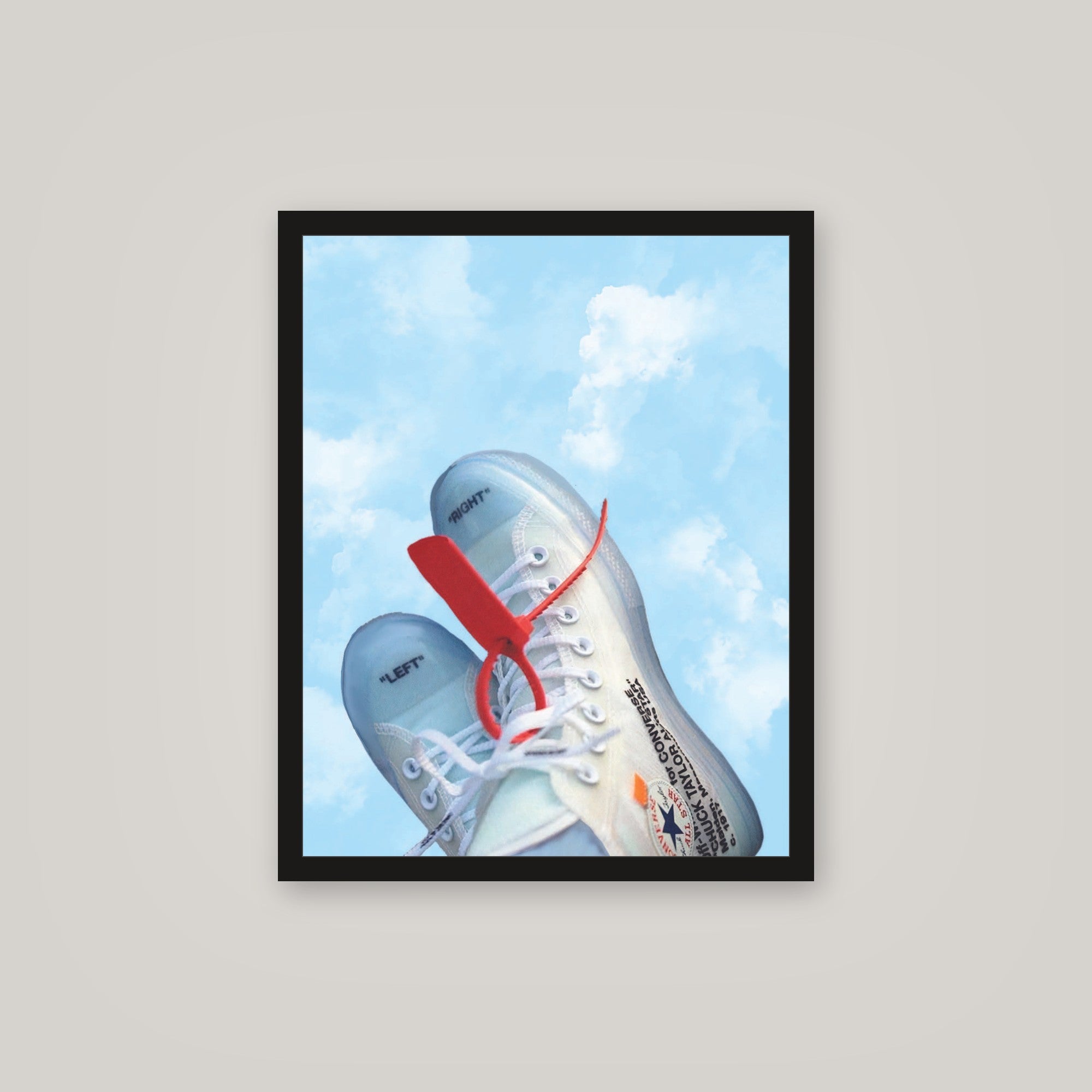 [auto-mockup] FEET IN THE CLOUDS POSTER - 16 x 20in.