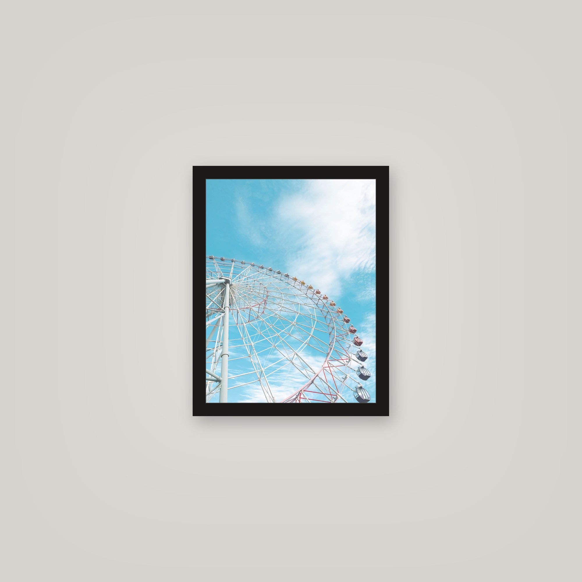 [auto-mockup] FERRIS WHEEL BLUE POSTER - 11 x 14in.
