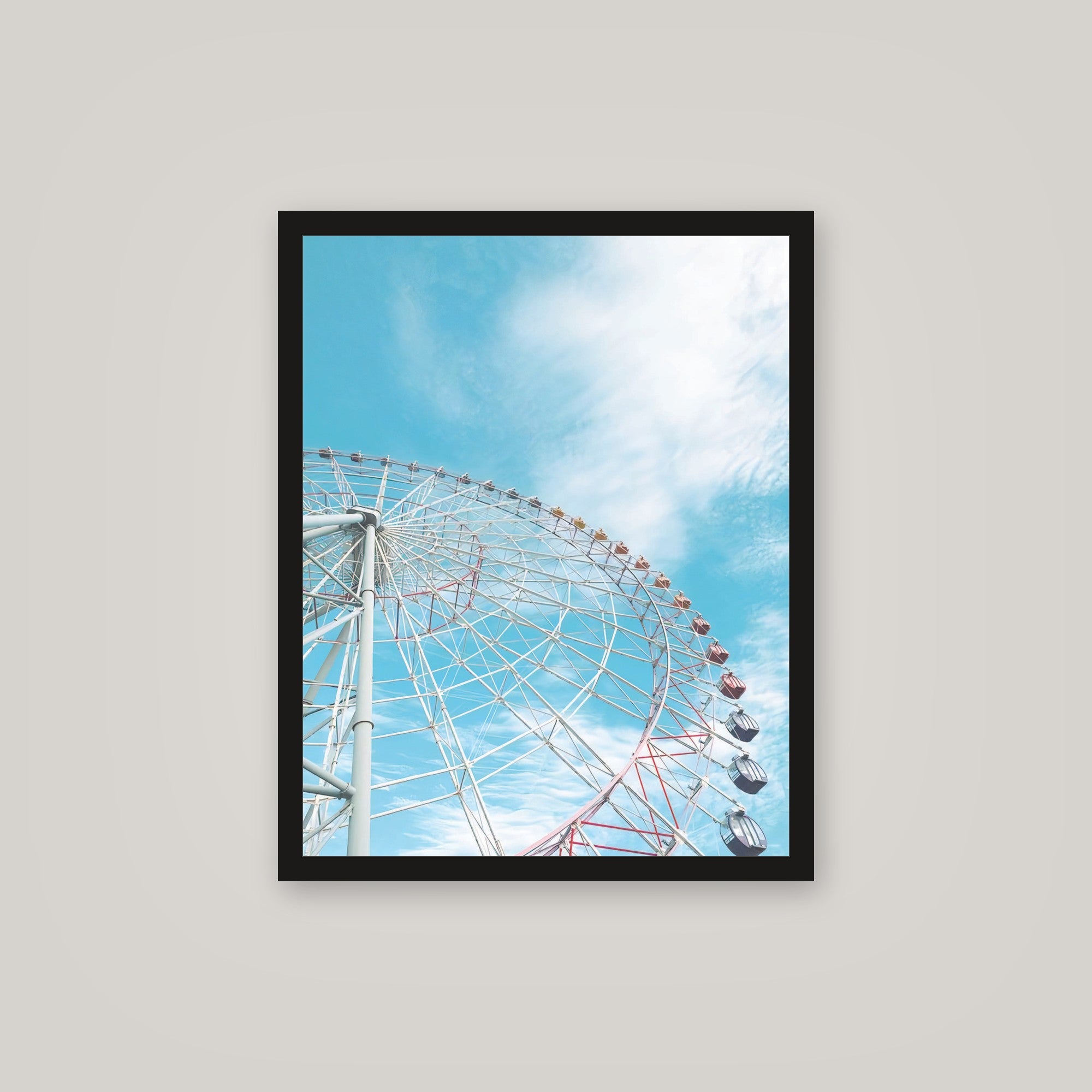 [auto-mockup] FERRIS WHEEL BLUE POSTER - 16 x 20in.