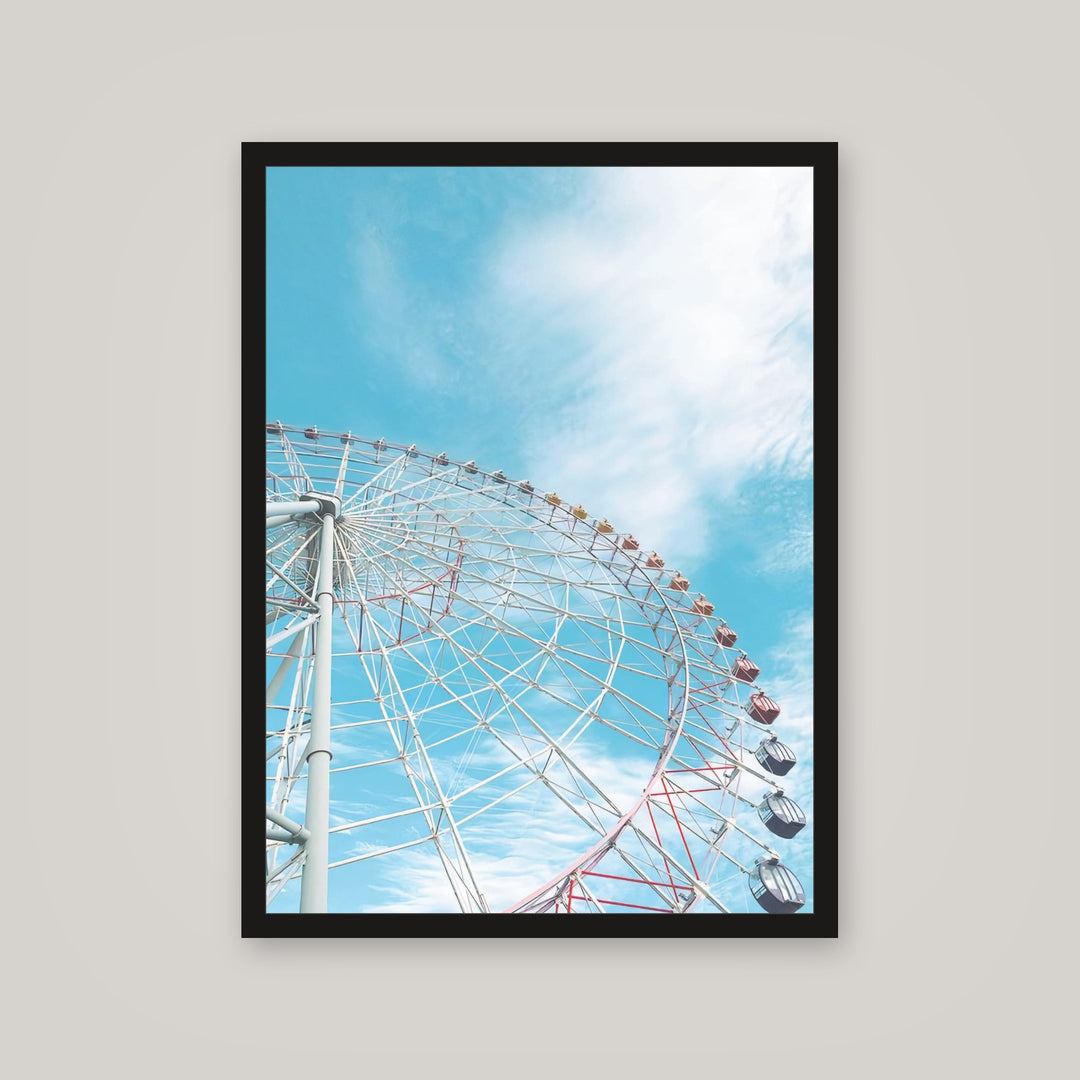 [auto-mockup] FERRIS WHEEL BLUE POSTER - 18 x 24in.