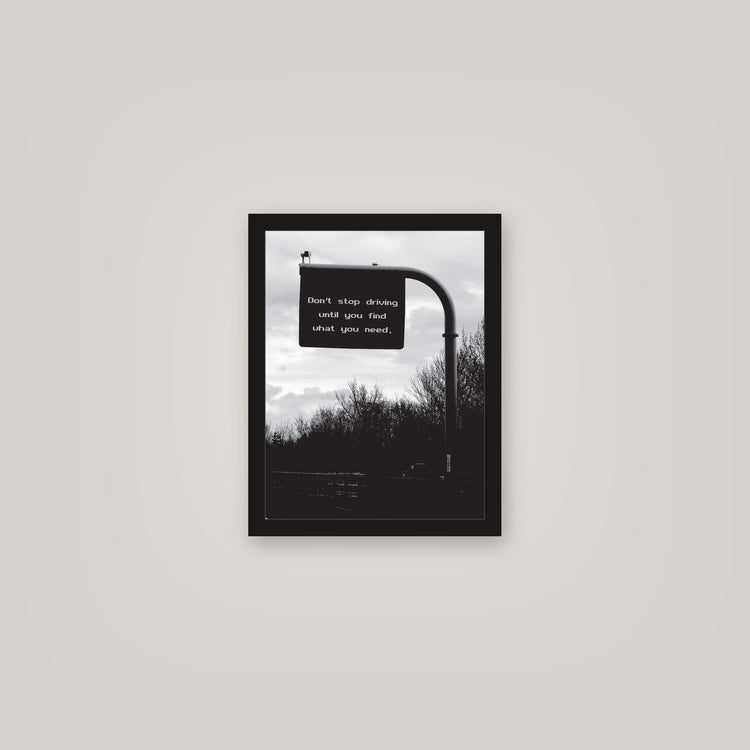 [auto-mockup] FIND WHAT YOU NEED POSTER - 11 x 14in.