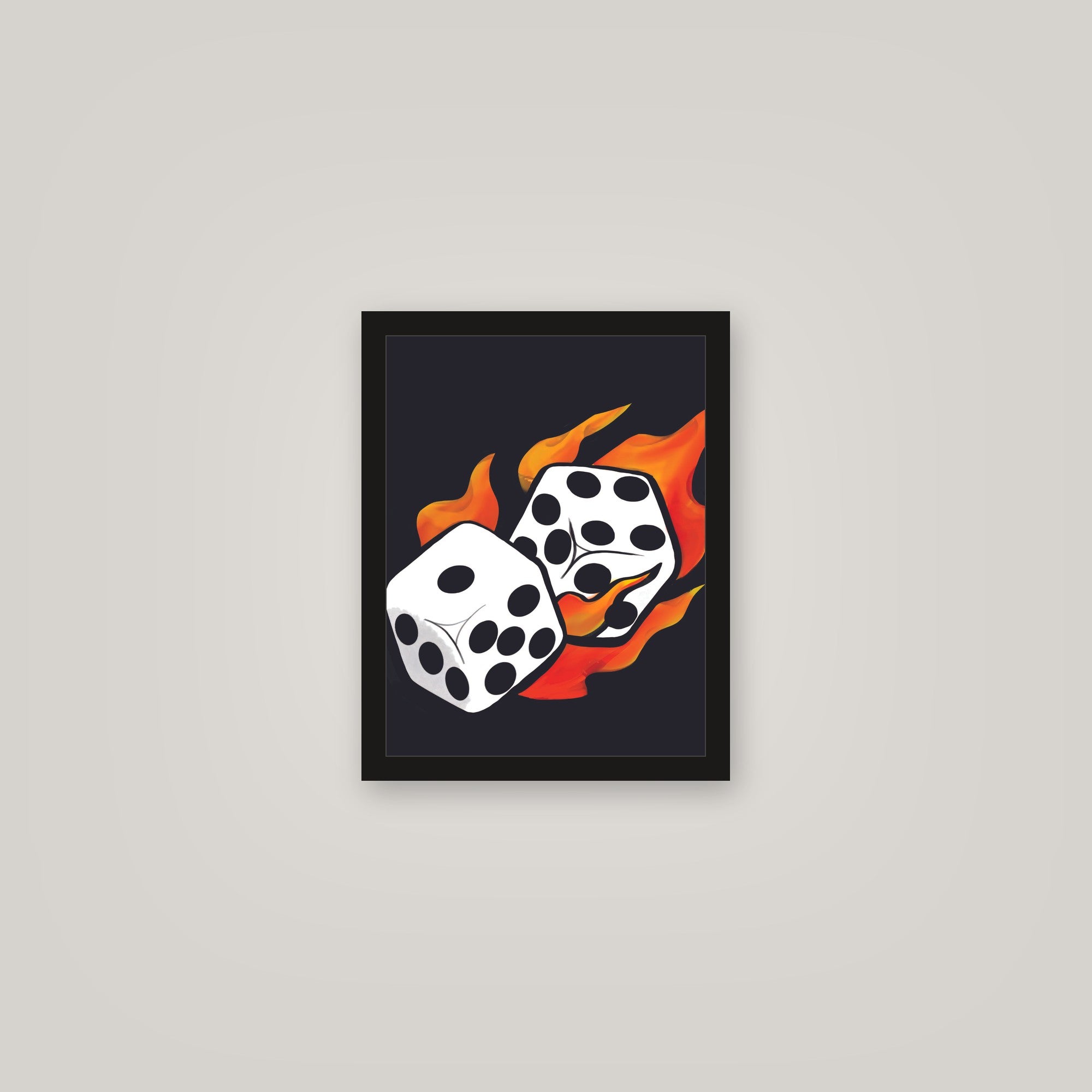 [auto-mockup] FIRE DICE POSTER - 11 x 14in.
