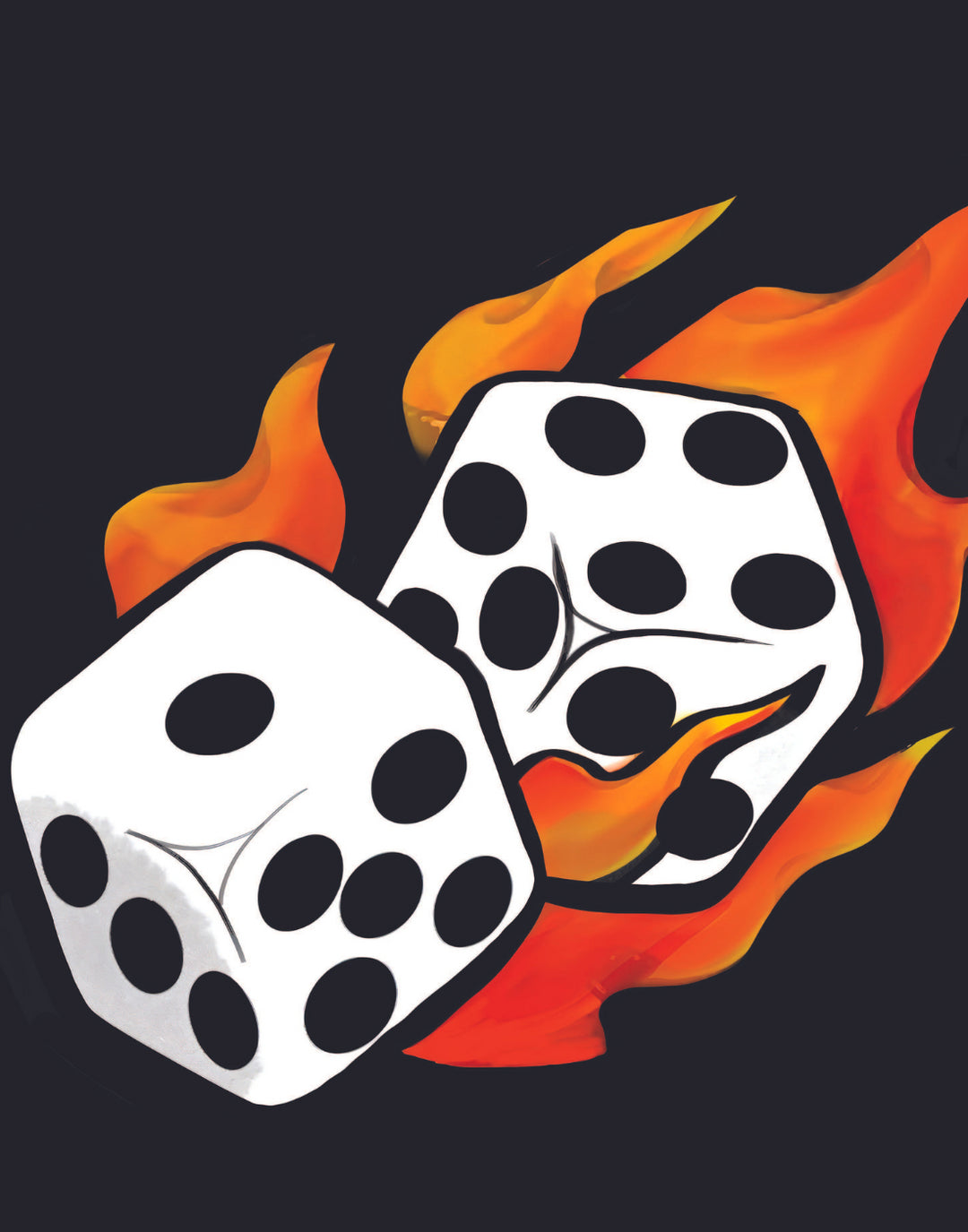 FIRE DICE POSTER - PosterFi